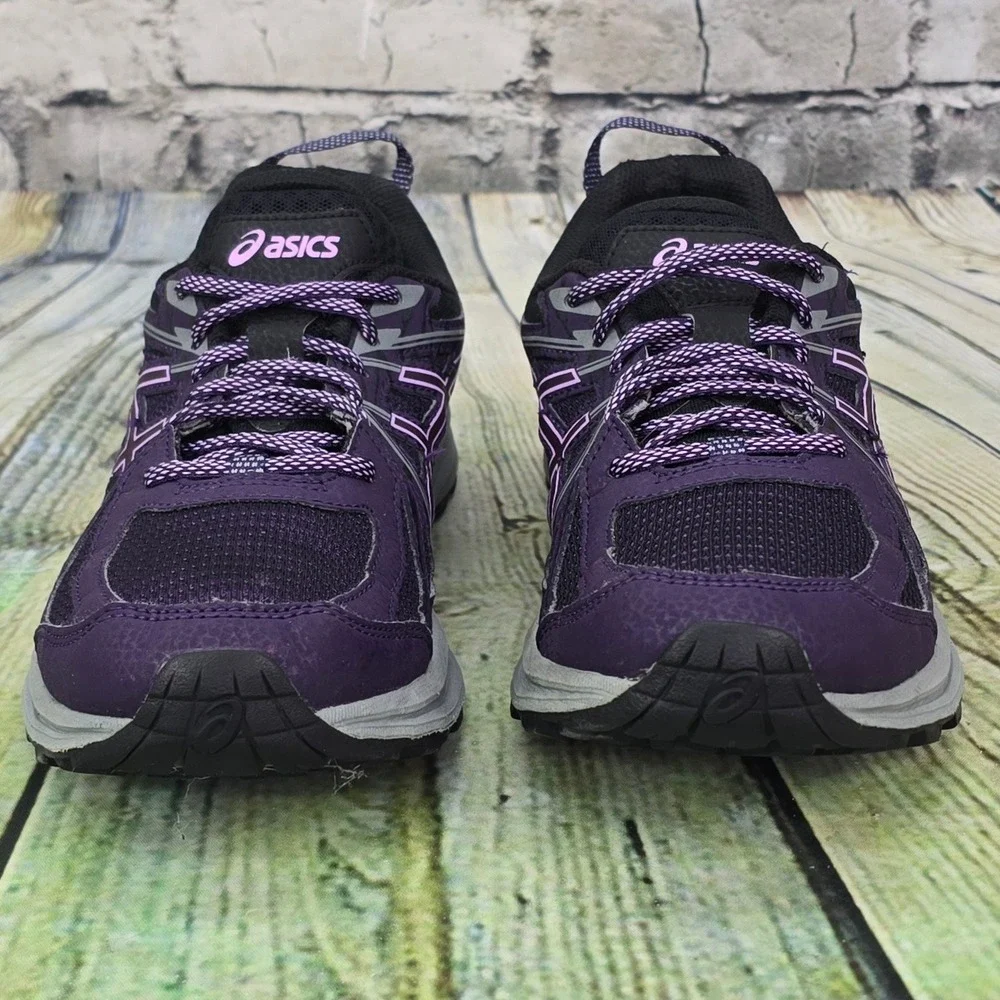 ASICS Frequent Trail Running Shoes Womens 10 Purple 1012A022 Hiking Sneakers - Picture 4 of 9